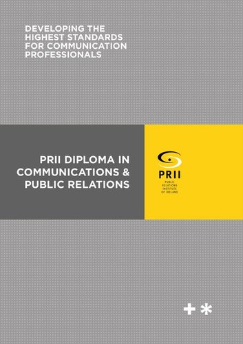 PRII Diploma in Communications & Public Relations